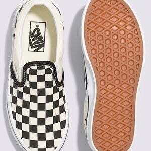 Brand New-Never Worn-Toddler-Little Kids Classic Slip-On Checkerboard Shoe